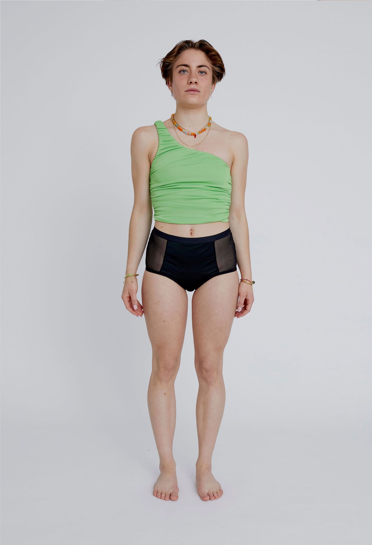 Emmeline High Waist Brief Black