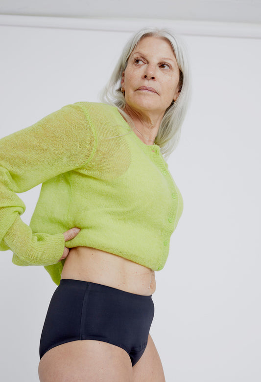 Judy Mid Brief & Ruth Boy Short Black 5 Pack