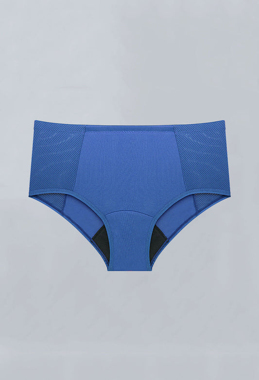 Vreeland High Waist Brief Blue