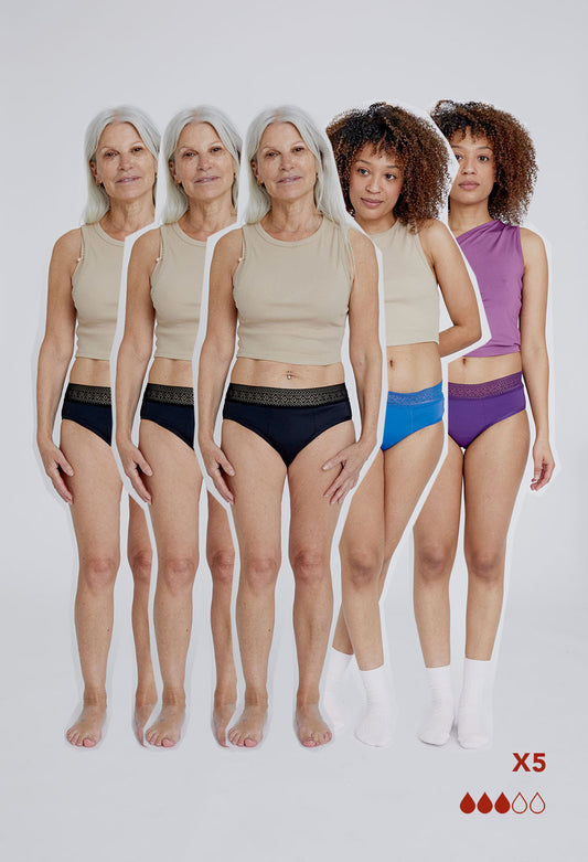 Colette Mid Brief 5 Pack
