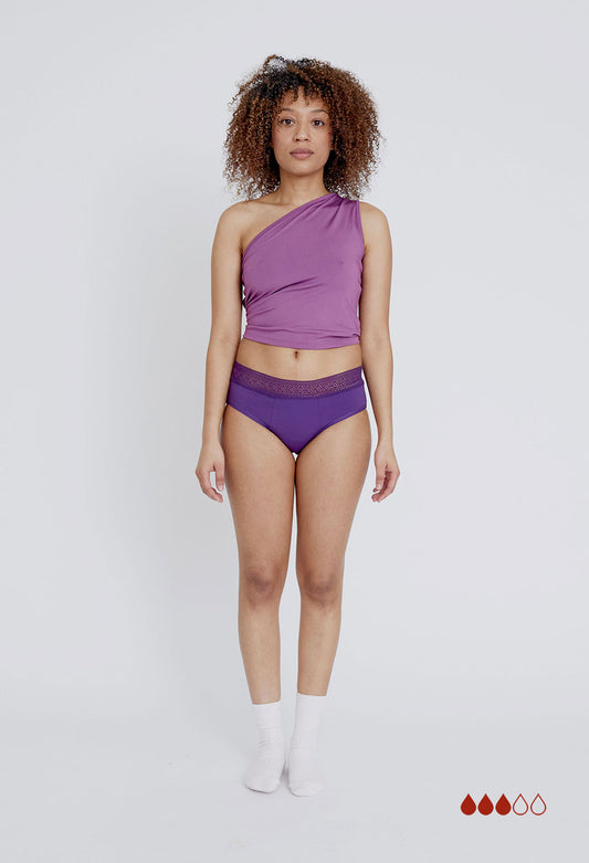 Colette Mid Brief Purple