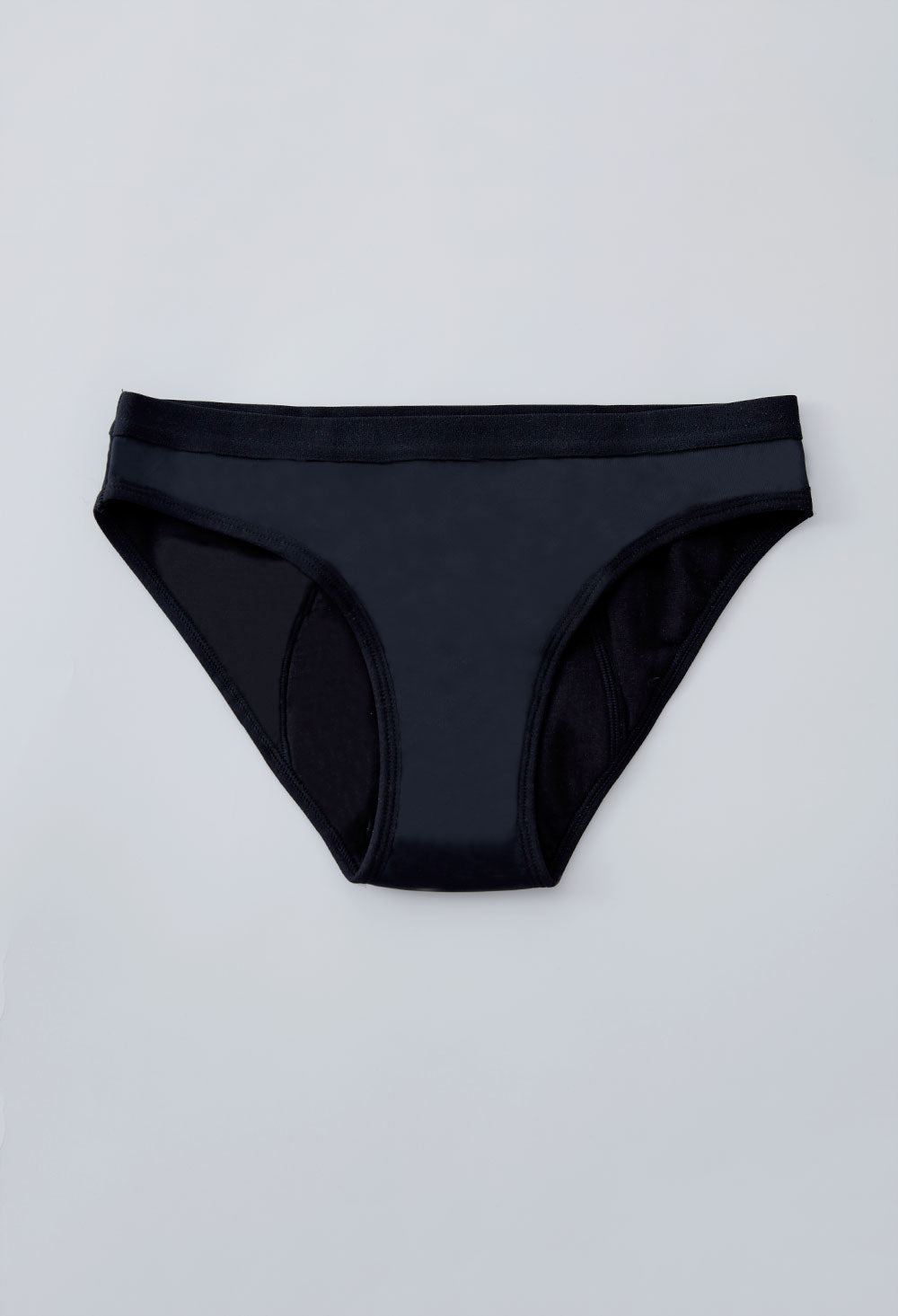 Buy N-Gal Medium Rise Three-Fourth Coverage Bikini Panty - Black at Rs.288  online